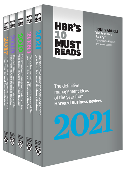 Title details for 5 Years of Must Reads from HBR by Harvard Business Review - Available